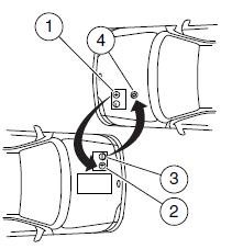 Note: Do not attach the negative (-) cable to fuel lines, engine rocker covers,