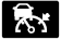 When you are overriding the system, the green indicator light illuminates and