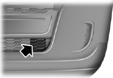 A message regarding a blocked sensor is displayed if the radar signals from the