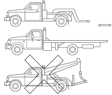 If you need to have your vehicle towed, contact a professional towing service