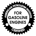 Only use oils certified for gasoline engines by the American Petroleum Institute