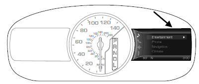 The display is located on the right side of your instrument cluster. You can