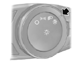 The autolamp system provides light sensitive automatic on-off control of the