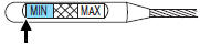 If the fluid level is below the MIN range of the dipstick, add fluid to reach