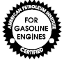 Only use oils certified for gasoline engines by the American Petroleum Institute