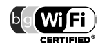 The Wi-Fi CERTIFIED Logo is a certification mark of the Wi-Fi Alliance.