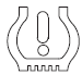 Low fuel: Illuminates when the fuel level in the fuel tank is at or near empty