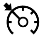 Overdrive cancel and grade assist: Illuminates when the overdrive function of