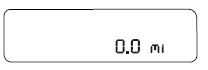 Trip odometer: Registers the miles (kilometers) of individual journeys.