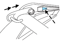 3. Slide the cross-bar assemblies over the end cap tongue and into the side rails.