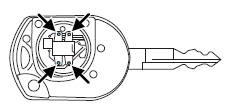 Note: Replacement of the battery will not cause the IKT to become deprogrammed