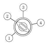 2. Turn the ignition from the 1 (off) position to the 3 (on) position. Keep the