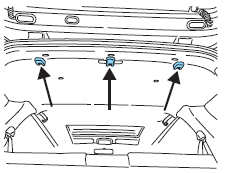 3. Clip the tether strap to the anchor as shown.