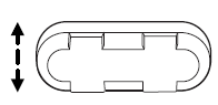 Press to raise or lower the rear portion of the seat cushion.