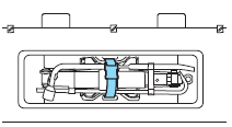 5. Remove the lug wrench from the jack in order to remove the spare tire from