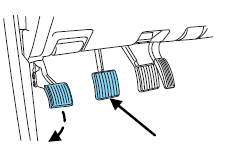 3. Turn the key to 3 (on) without turning the key to 4 (start).