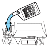 • If required, add engine oil to the engine. Refer to Adding engine oil in this