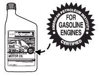 Use SAE 5W-20 engine oil