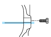 6. Fluid level should be at bottom of the opening.