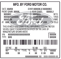 Vehicle identification number (VIN)