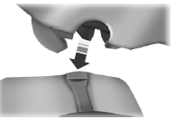 Make sure that the rear latch hooks are properly engaged with the floor striker.