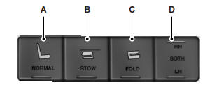 A. NORMAL: Press to return the seat to the normal seating position.