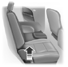 Lift the handle to adjust seat back rearward or forward. The seat back can also
