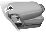 Lift the handle and fold the seat back forward until it is flat.