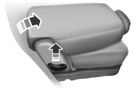 2. Lift the handle located on the side of the seat to fold the seat back flat.
