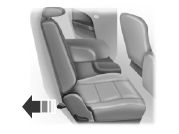 2. Pull on the strap located on the back of the second row seat. This will fold